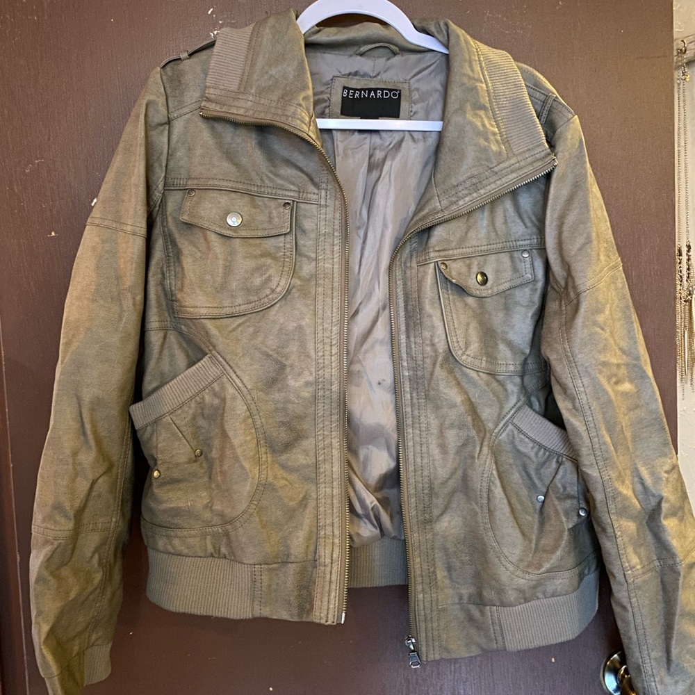 Bernardo leather jacket